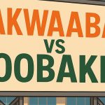 Akwaaba vs Oobake satire billboard and Once Upon a Time in Ghana book cover promotion