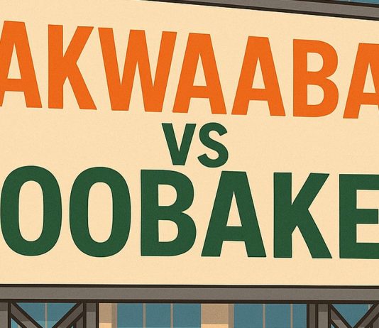 Akwaaba vs Oobake: The Shocking Kotoka Airport Ghana Debate Over a Welcome Akwaaba vs Oobake satire billboard and Once Upon a Time in Ghana book cover promotion