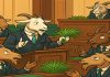 Parliament of Goats debating grass in the Republic of Uncommon Sense