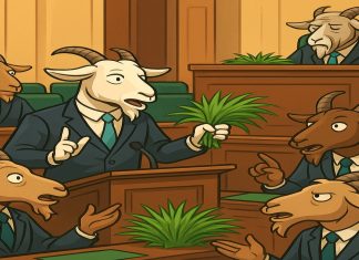 CHAPTER FIVE — Parliament of Goats, Debating Grass Parliament of Goats debating grass in the Republic of Uncommon Sense
