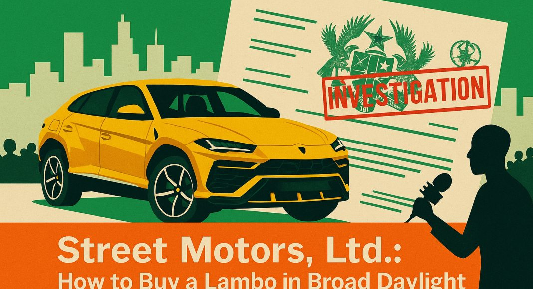Shatta Wale Lamborghini Ghana satire satire feature image