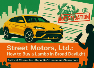 Shatta Wale Lamborghini Ghana satire satire feature image