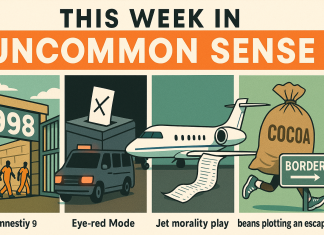 Amnesties, Eye-Red Elections, Jets & Cocoa on the Run