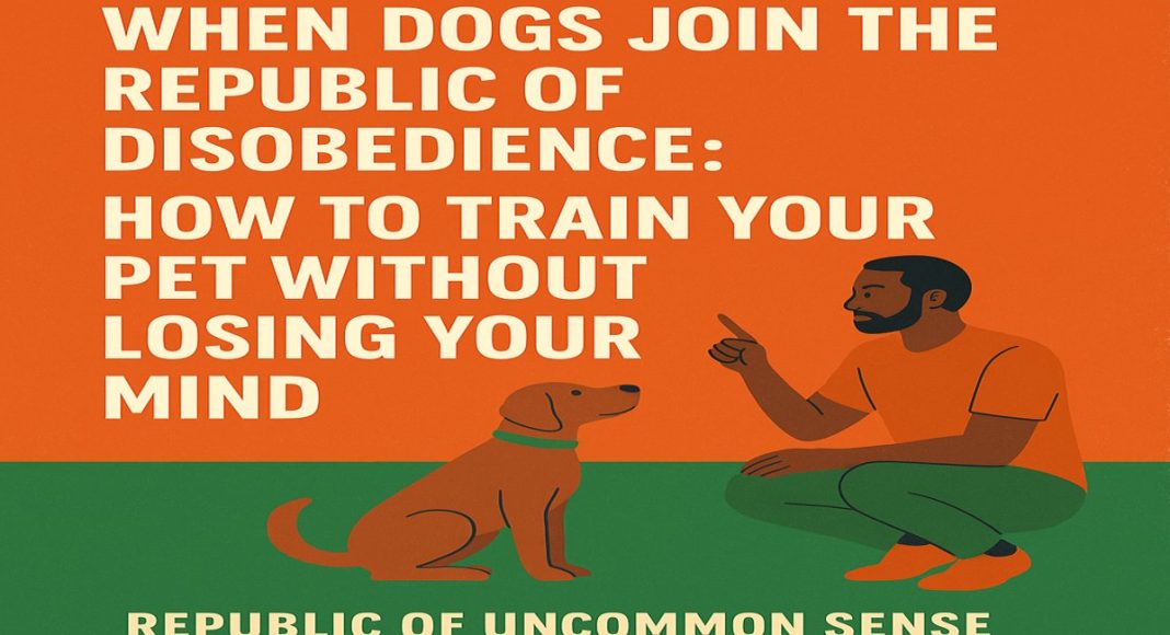 Dog training at home using Brain Training for Dogs program – Republic of Uncommon Sense blog featured image