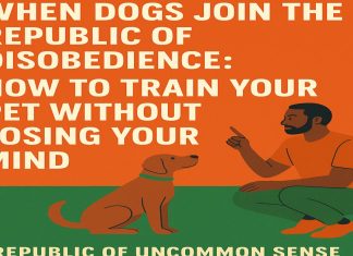 10 Proven Dog Training at Home Tips: The Ultimate Brain Training for Dogs Guide Dog training at home using Brain Training for Dogs program – Republic of Uncommon Sense blog featured image