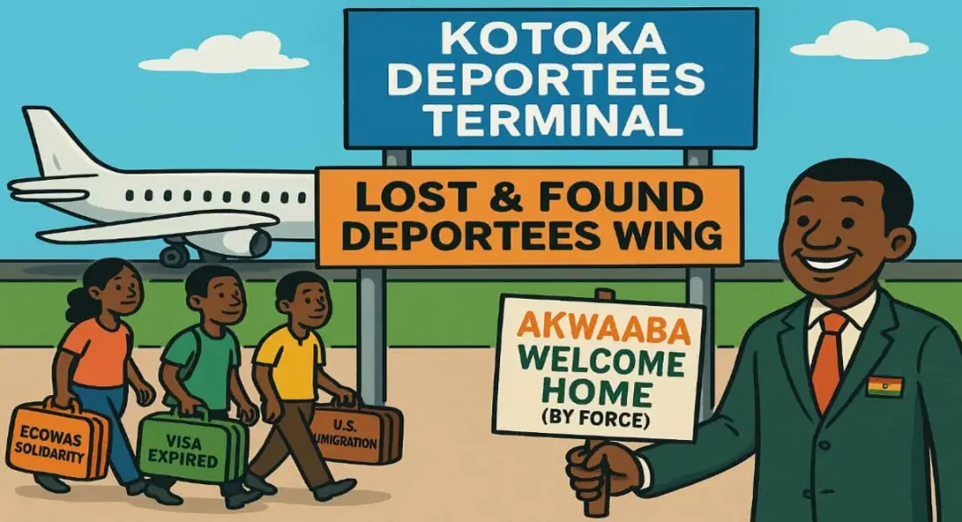 Ghana deportees arriving on U.S. flights
