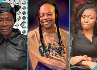 Widow Wars: Who Gets the Final Mic at Daddy’s Burial? Daddy Lumba widow lawsuit satire illustration showing courtroom drama and microphones at a Ghanaian Highlife legend’s funeral