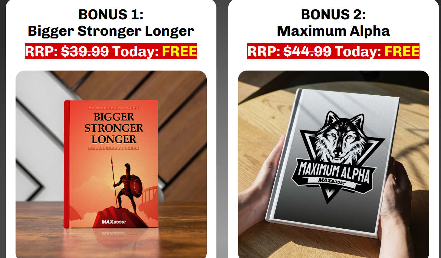 MaxBoost bonuses — performance edge creative
