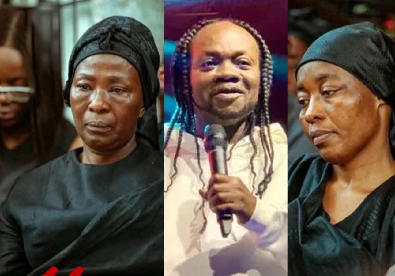 Two widows illustration symbolising the Daddy Lumba widow saga and polygamy debate in Ghana