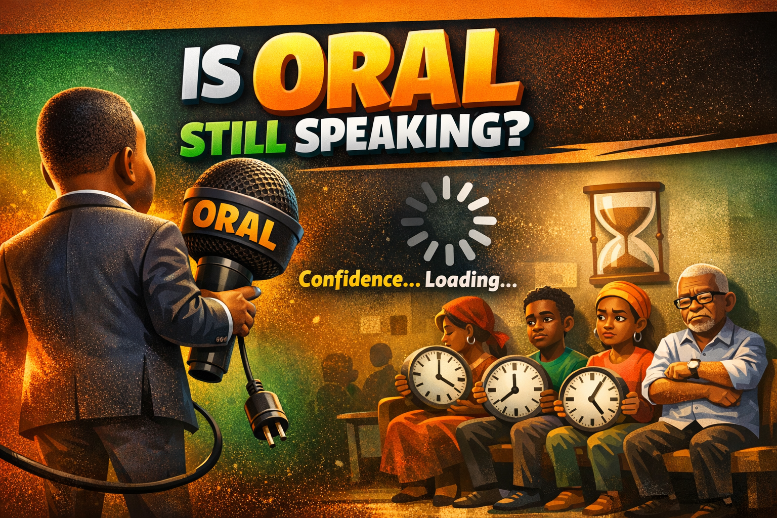 Public confidence Ghana and ORAL agenda debate illustration