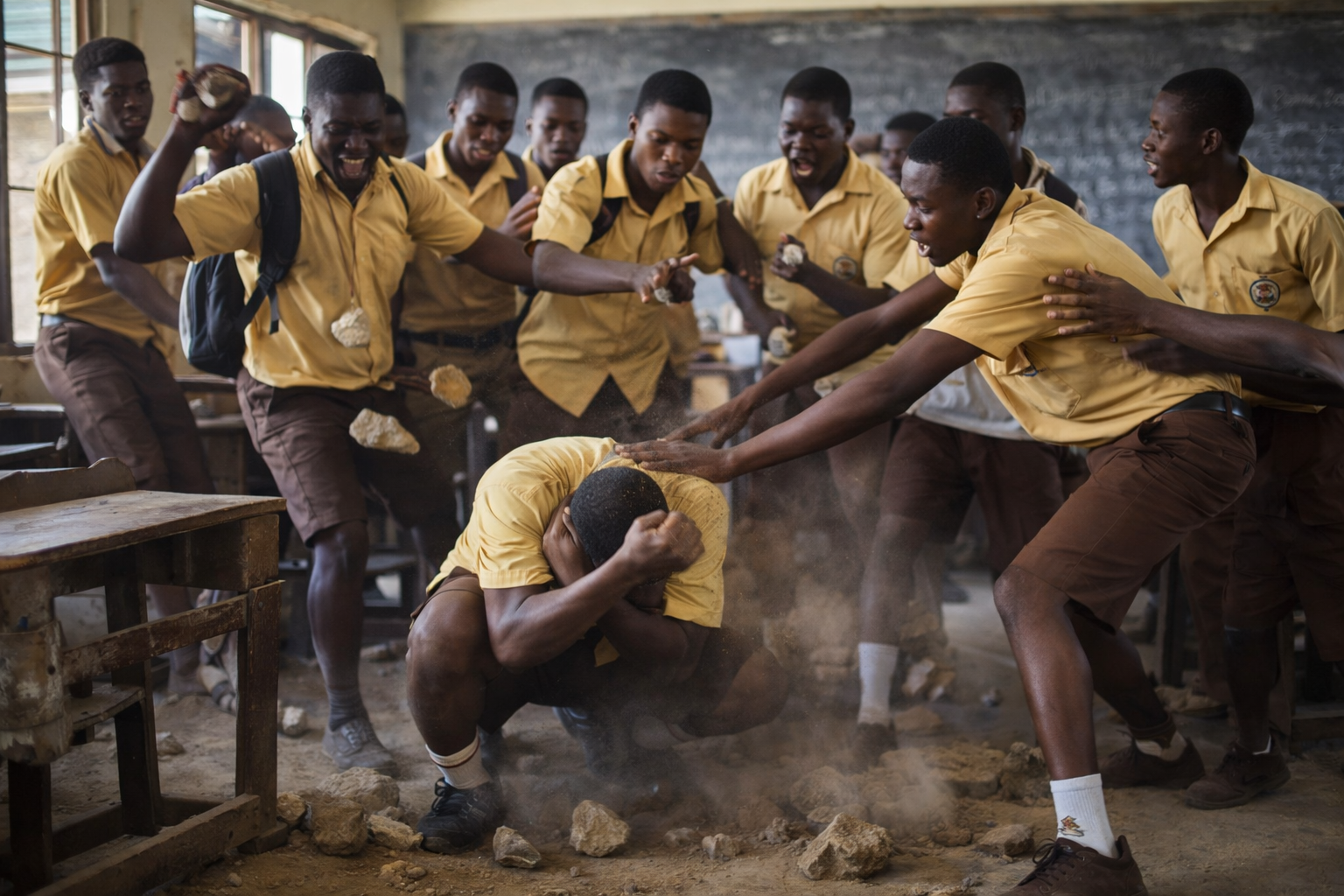 School violence in Ghana senior high school assault incident