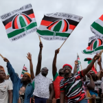 NDC Foot Soldiers and the Antelope Problem NDC foot soldiers celebrating election victory in Ghana political rally