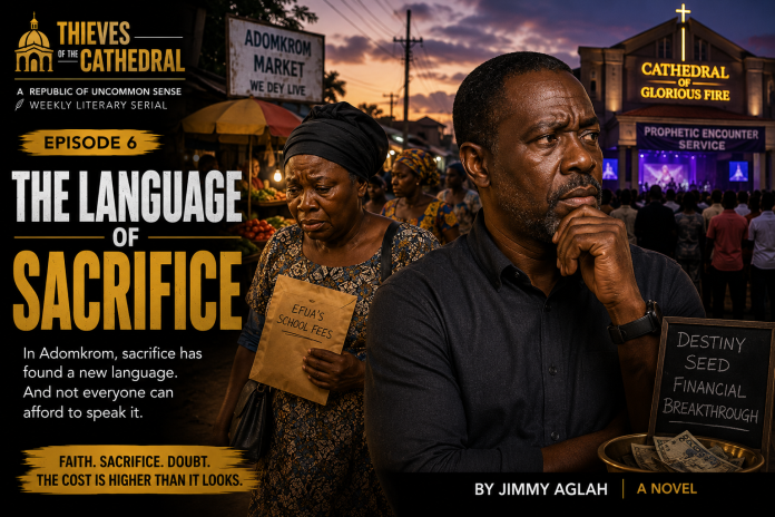 The Language of Sacrifice | Thieves of the Cathedral – Episode 6 The Language of Sacrifice – Episode 6 of Thieves of the Cathedral, featuring Mama Grace and Kojo Mensah as the Cathedral's influence spreads through Adomkrom.