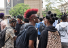 Breaking: Universities Discover the Real Cause of Poor Grades University Hairstyles Debate showing students with colourful hairstyles and earrings on a Ghanaian university campus.