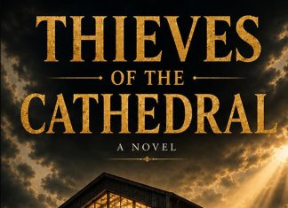 Thieves of the Cathedral: Before the First Amen Thieves of the Cathedral book cover by Jimmy Aglah, a weekly literary serial about faith, power and dependence in Adomkrom.