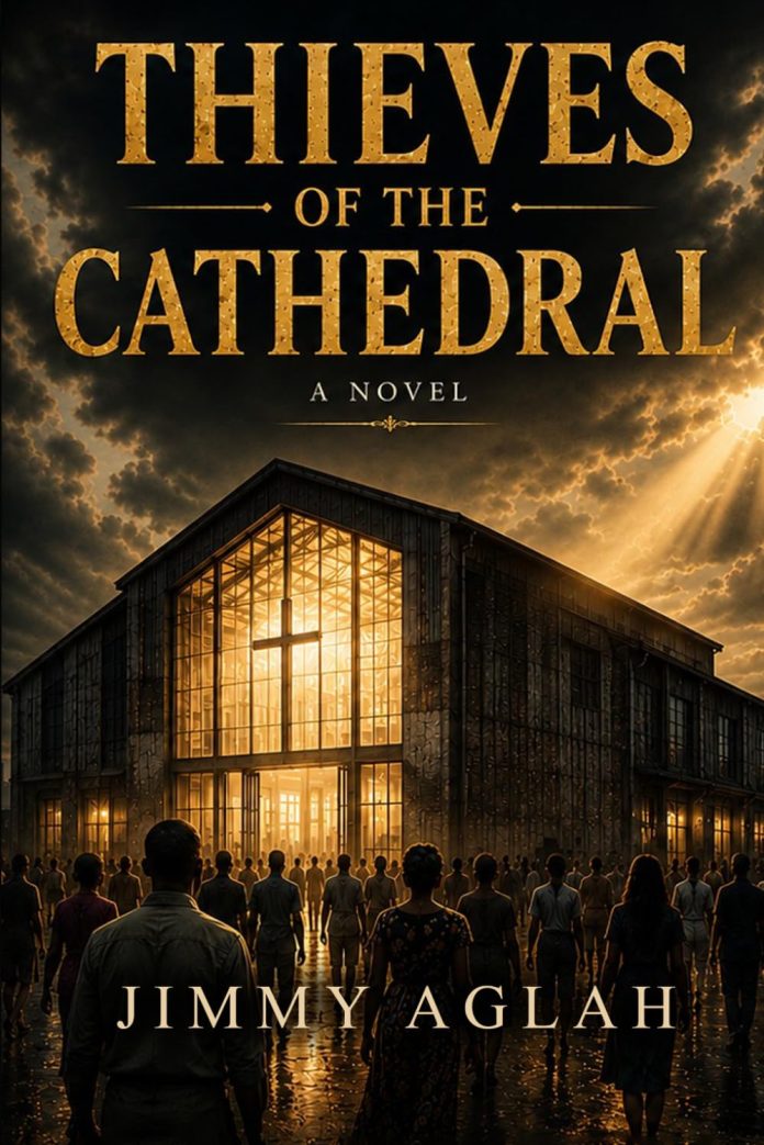 Thieves of the Cathedral Thieves of the Cathedral book cover by Jimmy Aglah, a weekly literary serial about faith, power and dependence in Adomkrom.